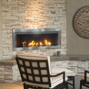 OD2000 linear 45 outdoor fireplace